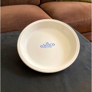 VINTAGE CORNING WARE 🥧 P-309 🥧 BLUE CORNFLOWER - 9 INCH PIE PLATE